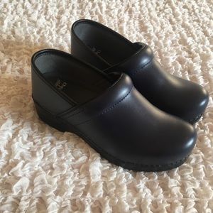 Dansko Professional Blue Leather Clogs Shoes 38 8